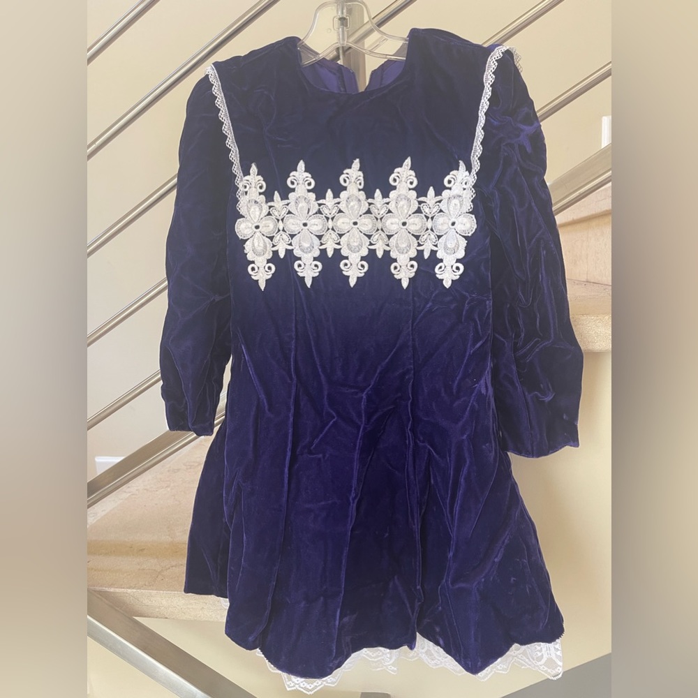 VINTAGE JESICA MCCLINTOCK PURPLE FORMAL DRESS